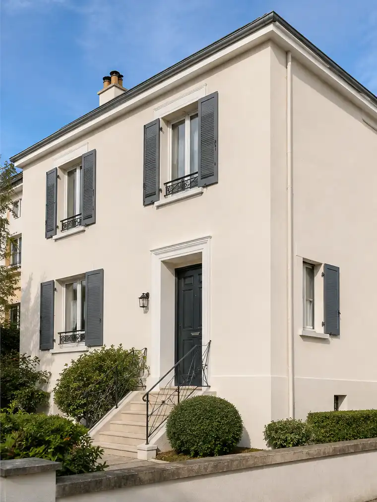 Ravalement de façade d'une maison à Nanterre